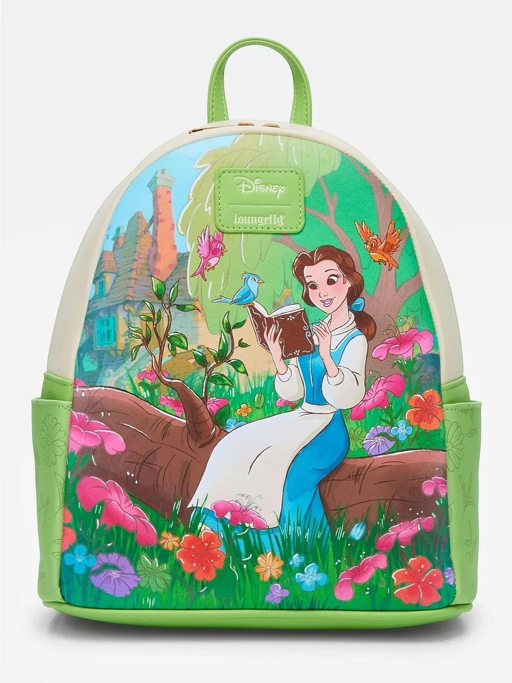 Loungefly Disney Beauty and the Beast Belle Reading Mini Backpack NWT